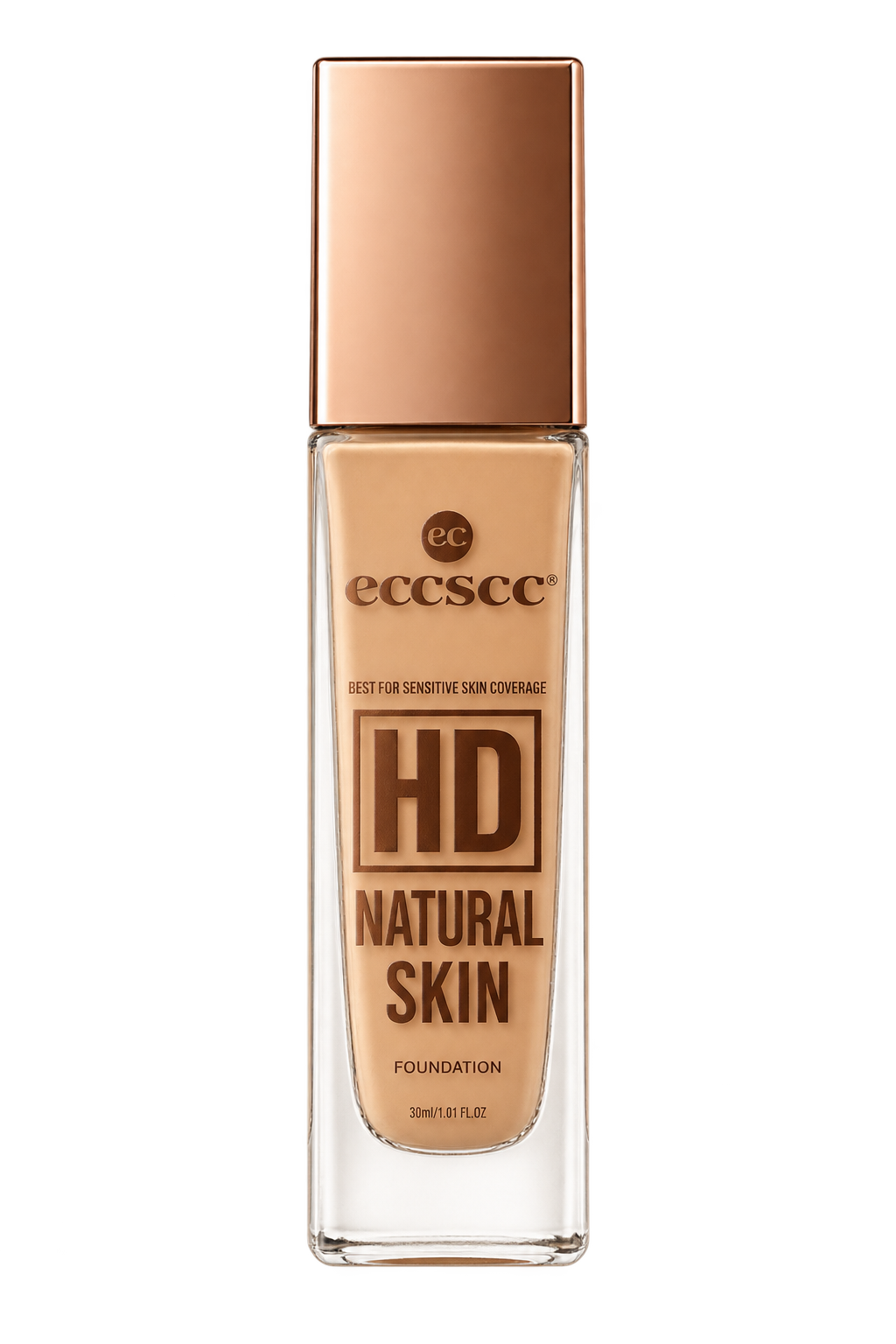 ECCSCC HD Natural Skin Foundation – 30ml