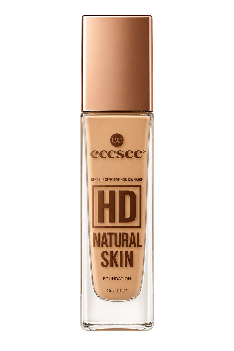 ECCSCC HD Natural Skin Foundation – 30ml