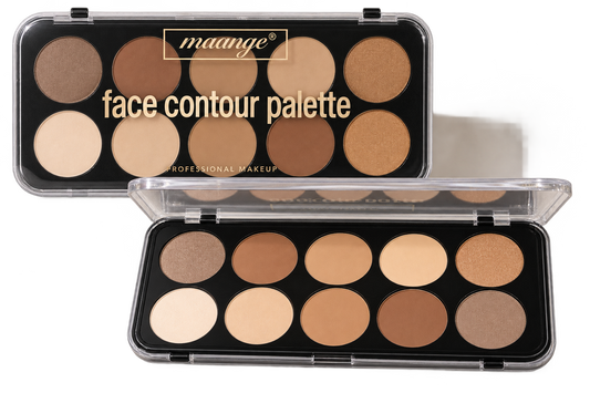 MAANGE 10-Color Face Contour & Highlight Palette