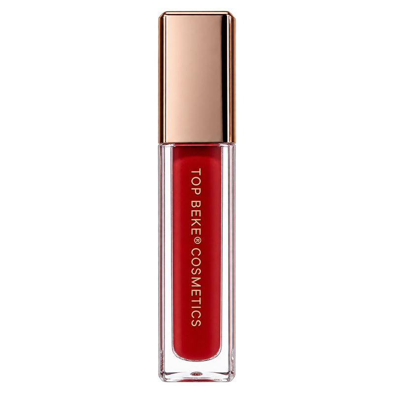 TOP BEKE Cosmetics Liquid Lipstick – Deep Red