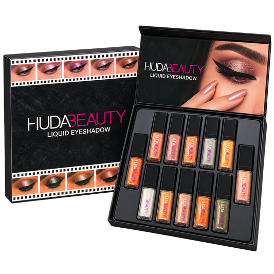 HUDA3BEAUTY 12-Piece Liquid Eyeshadow Set
