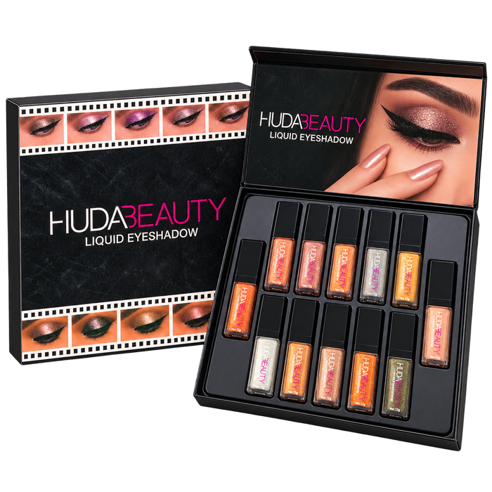 HUDA3BEAUTY 12-Piece Liquid Eyeshadow Set