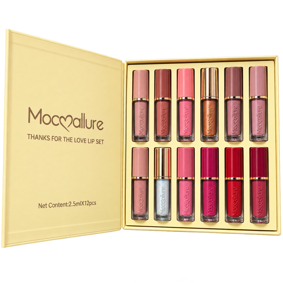 Mocallure Thanks For The Love Lip Set – 12 Pieces