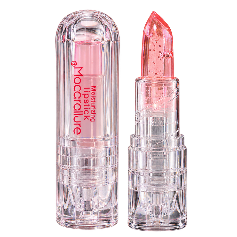 Mocallure Crystal Flower Jelly Transparent Pink Lipstick