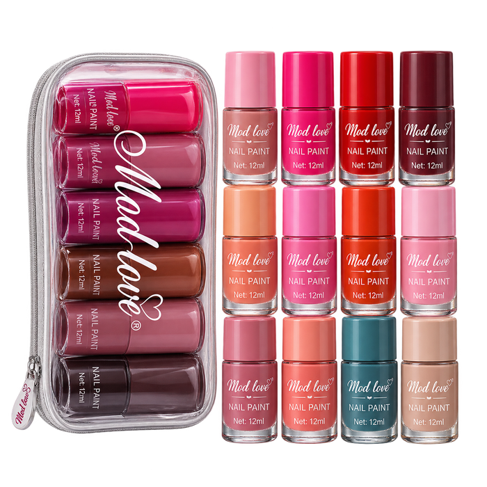 Mode Love Vitamin Nail Polish Set – Pack of 12