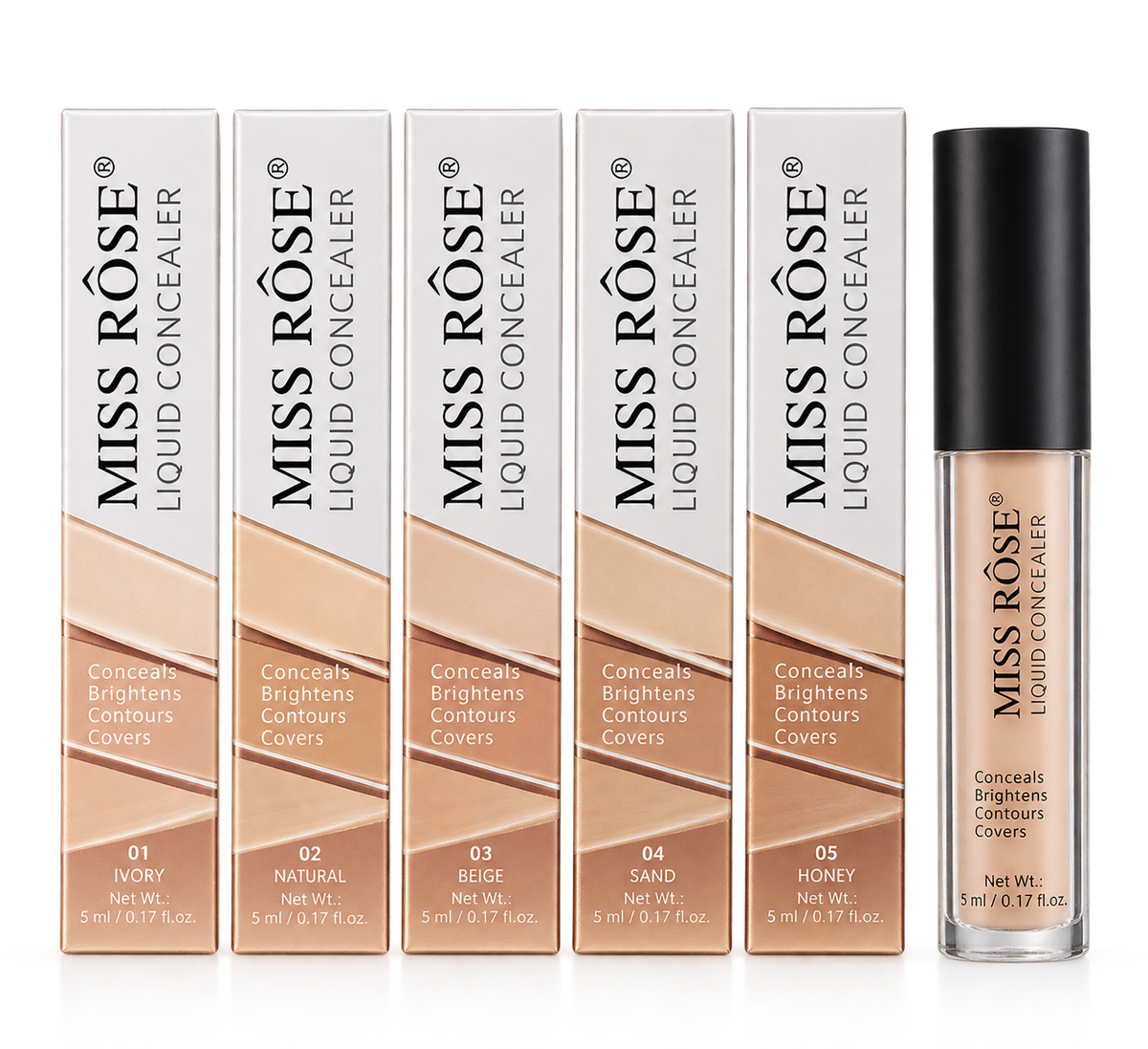 MISS ROSE Liquid Concealer – 5ml