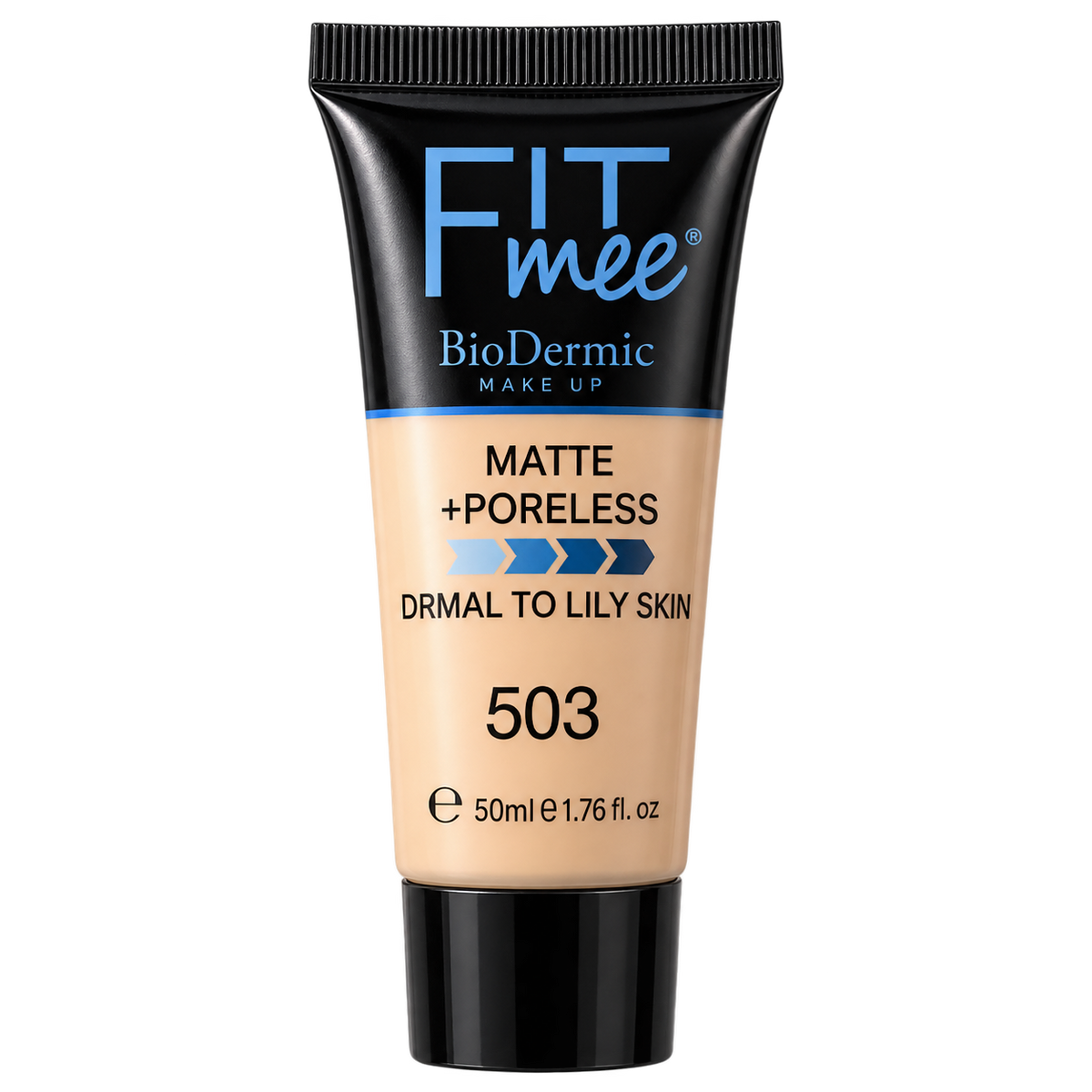 BioDermic Fit Mee Matte + Poreless Foundation – 503 Natural Beige, 50ml