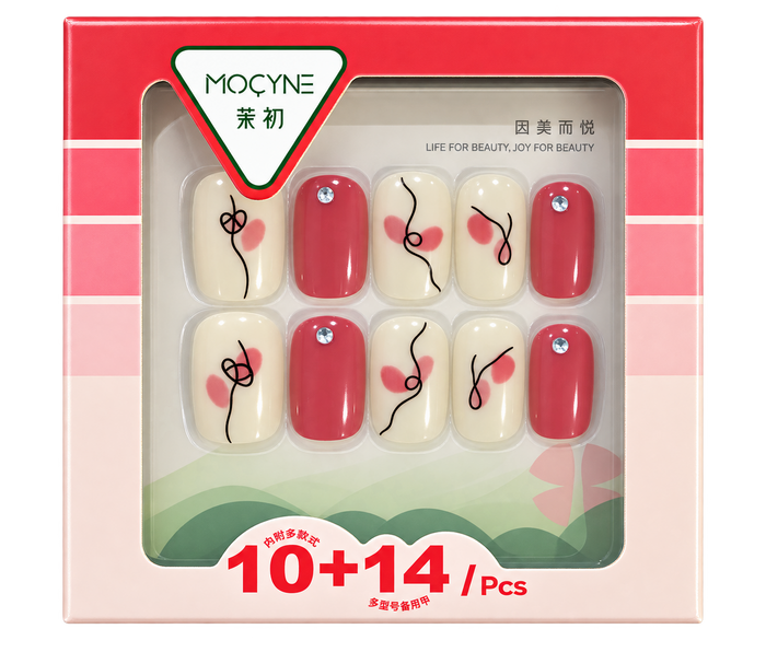 MOCYNE Floral Press-On Nails