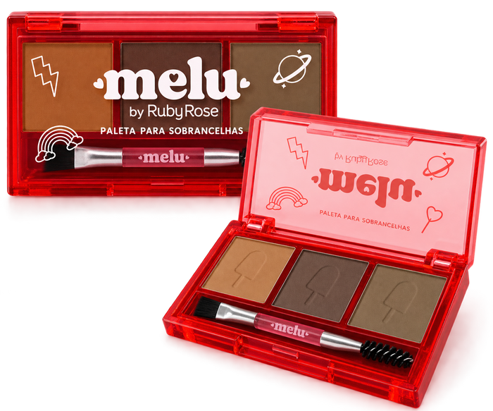 Melu by Ruby Rose Eyebrow Palette – 3 Shades