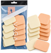 10-Piece Rectangular Makeup Sponge Puff Set